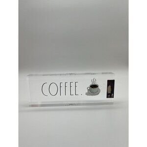 VHTF NWT Rae Dunn Coffee Sign